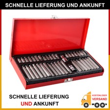 Vielzahn Steckschlüssel für Torx Bit-Satz Innensechskant Set 40tlg 1/2" Hex Lang