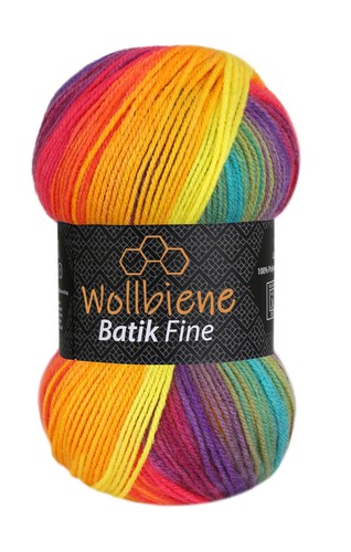 Wollbiene batik fine wolle - wollbiene,