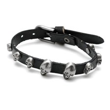 Lederarmband totenkopf - lederarmband, 8