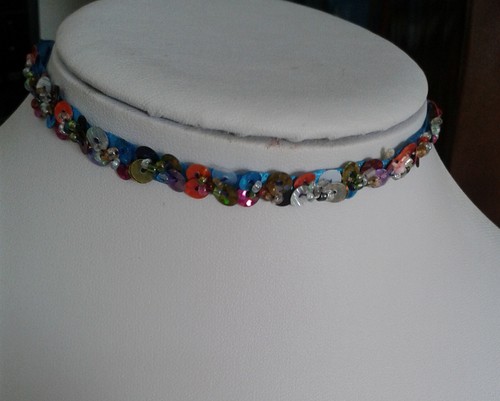 Schmuck halsband pailetten - schmuck,