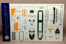 Wilhelmshavener Modellbaubogen 1046 Jade-Verlag Frachter Anneliese Oltmann 1:250
