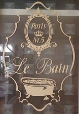 Shabby Wasserf. Aufkleber