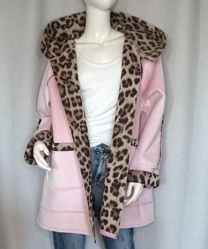 Oversize jacke kapuze fleece - kapuze,