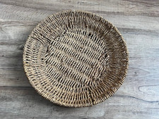 Schale Deko Metall/Schnur-Sisal 30 cm Durchmesser