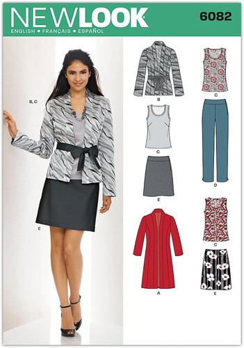 New look 6082 schnittmuster - new,