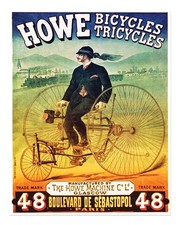 Vintage Fahrrad Wandkunst