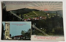 Ak alt Pulsnitz Sachsen,  der Schwedenstein vom Ohorner Berg gesehen