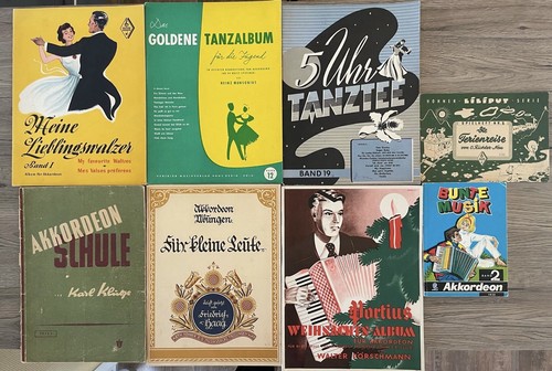 Alte akkordeon bücher - akkordeon,