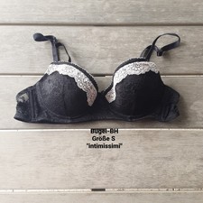 Bügel-BH schwarz mit Spitze Größe S "intimissimi"