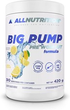 Allnutrition Big Pump Pre-Workout Formula Lemon 420g / 30 serv 10/26 + Samples