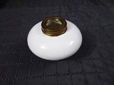 Bassin Keramik Petroleumlampe weiß Öllampe Zubehör Ersatzteil Oillamp