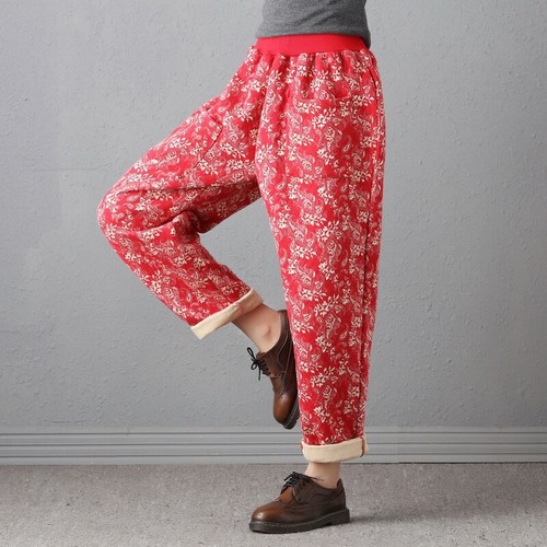 Damen haremshose blumenmuster - damen,