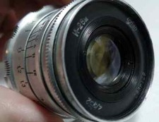 g Industar-26m RUSSIAN f2.8/52mm Lens of M39 Leica FED Zorki mount camera 6379