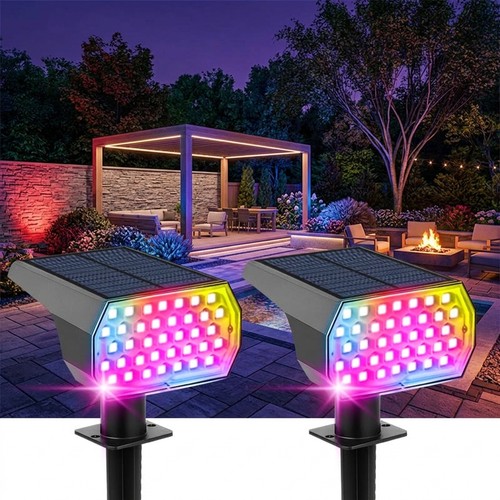 Stück led rgb solarleuchte - led,