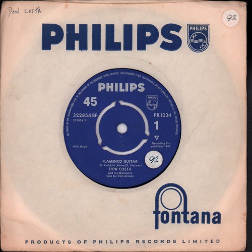 Don costa flamenco - gitarre, 7"