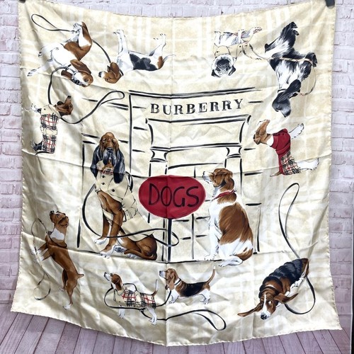 Burberry seidentuch stola logo - seidentuch,