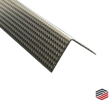 Edelstahl Winkel Eckschutz  2000 mm  1,0 mm stark  1.4301 Kantenschutz RAUTE