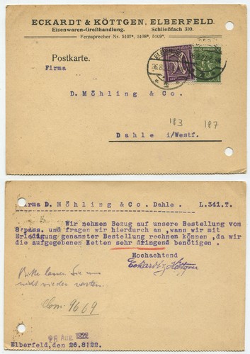 42529 postkarte eckardt - 42529,