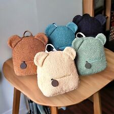 Bär Ohren Rucksack Plüsch Reise Freizeit Kinder Kindergartenrucksack Tasche Bag