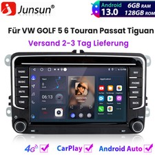 DAB+ Carplay Android 13 Autoradio GPS NAVI Für VW GOLF 5 6 Touran Tiguan Passat