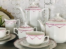 Antik Art Déco Porzellan 12