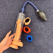 Penispumpe Handbuch Assist Penis Vergrößern Vakuumpumpe Penis Extender Trainer