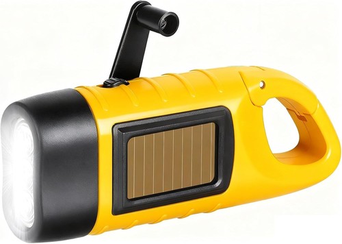 Taschenlampe kurbel solar - taschenlampe,