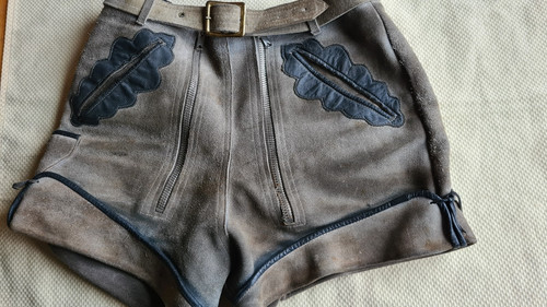 Alte kurze lederhose 1965 - kurze,
