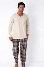 Herren Schlafanzug Pyjama-Set