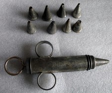 Antike alte Kuchen-Tortenspritze selten, gut erhalten, mit Ersatzspitzen Rarität