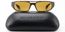 BUGATTI Sonnenbrille Odotype 222-064 54-22 Deluxe Brown Marble France + Case