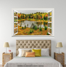 3D Herbst Wald 558 Offen