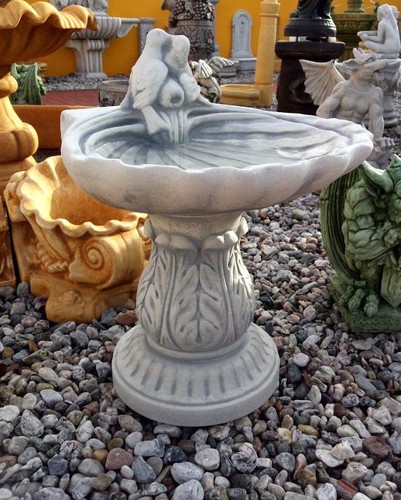 Vogeltränke muschel mit 2 - mit,