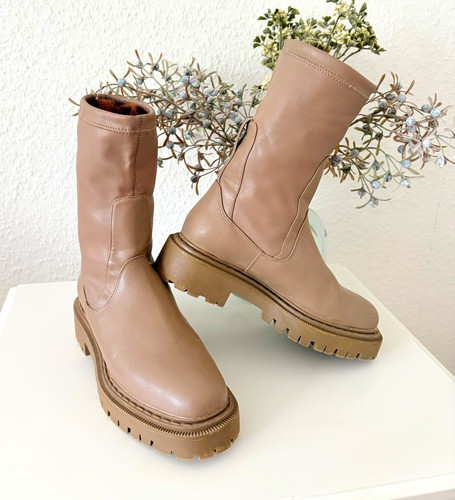 Damen chunky boots taupe - boots,
