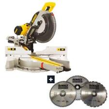 DEWALT Paneelsäge DWS780 SET inkl. 3x Sägeblatt-Set Ø305mm 