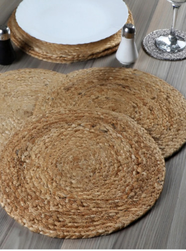 Servietten rund jute - rund,