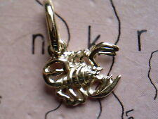 Skorpion Sternzeichen Gold 333, Kettenanhänger Gold 333 Skorpion kleine Figur