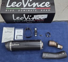 Leo Vince Endschalldämpfer Schwarz für Honda Africa Twin CRF 1100 AS