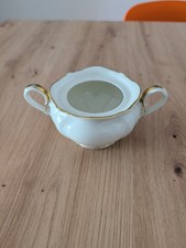 Rosenthal Elfenbein Dose Weiß Mit Goldrand, gebraucht