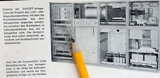 Buchdruck 1968 Digiset Lochstreifen Leser Schreibmaschine Nyloprint Drucker  827