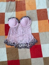 Corsage mit Strapsslip