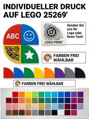 Lego 1x1 fliese quarter - 1x1, 1/4