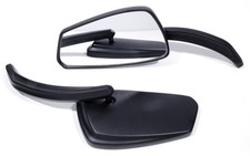 Motorrad Spiegel Set Schwarz