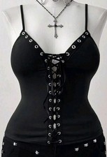 Gothic Punk Metal Schnürung