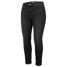 Lois Jeans Damen W26 Schwarz High Waist Slim Fit Vintage 90s Streetwear