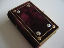 Gebetbuch Andachtsbuch Christlicher Pilgerstab Edmund Scholz 1883 Samtband Gold