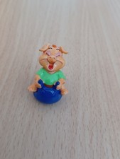 Ü Ei Figur  Pinky Piggys Larry Lachsack  Kleine Schweinchen  2000  + BPZ