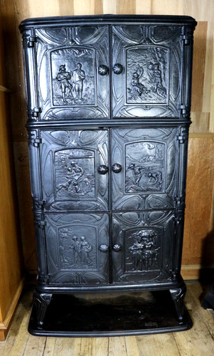 Antiker buderus juno - antiker, gussofen