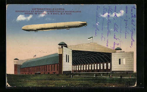 Leipzig luftschiffhalle mit - leipzig,,