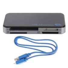 1 Stück Externer USB 3.0 All in One Cardreader Kartenlesegerät SD XD, CF, M2 MS